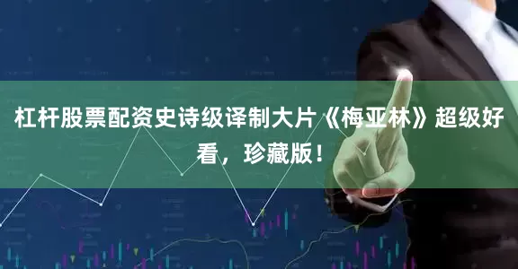 杠杆股票配资史诗级译制大片《梅亚林》超级好看，珍藏版！